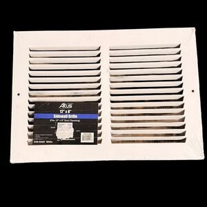 Altus 12x8 Sidewall Grille White Steel HVAC Air Register Vent Cover 639-6239 NEW